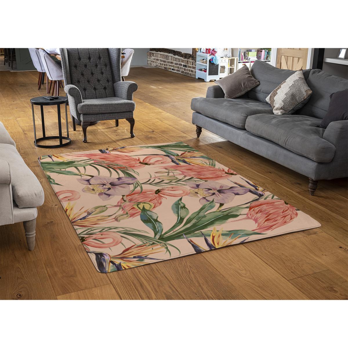 Tropical Flamingo Rug - Pink / 110cm – image 2