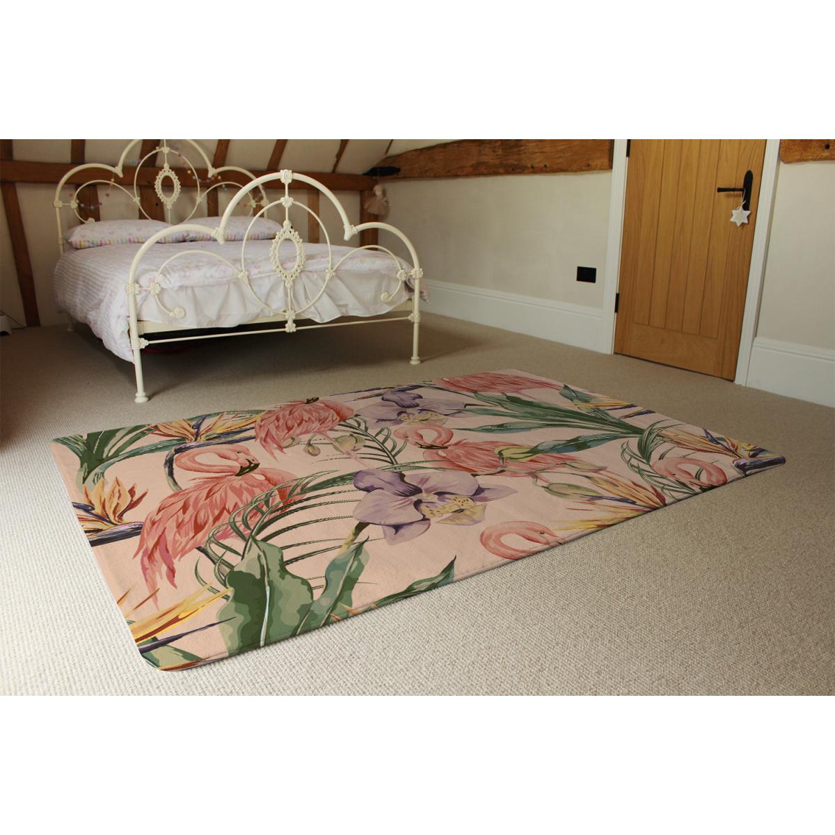 Tropical Flamingo Rug - Pink / 110cm – image 3