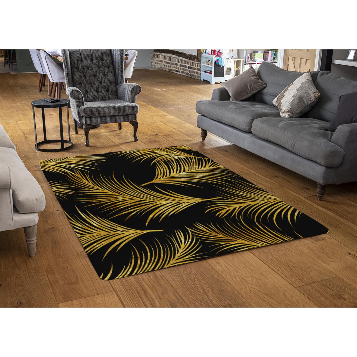Golden Tropical Rug - Gold / 230cm – image 3