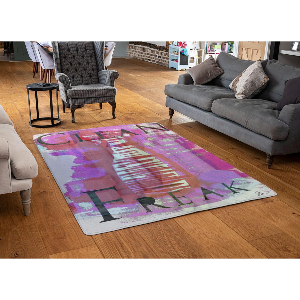 Clean Freak Rug - Pink / 230cm – image 3