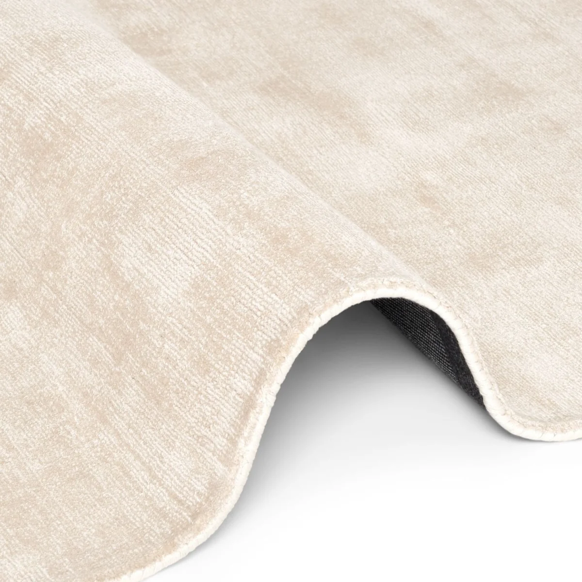 Vikosa Jane Viscose Plain Rug - Cream / 200 x 300cm - Cream / 200.0cm – image 4