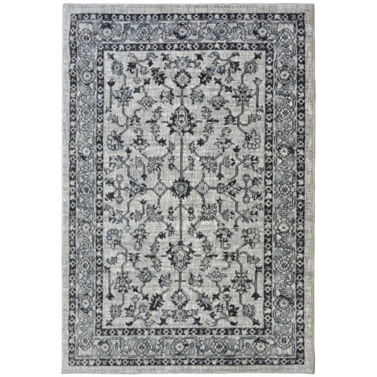 Grey Traditional Eco Friendly Living Room Rug - Neptune - Grey / 180cm – image 3