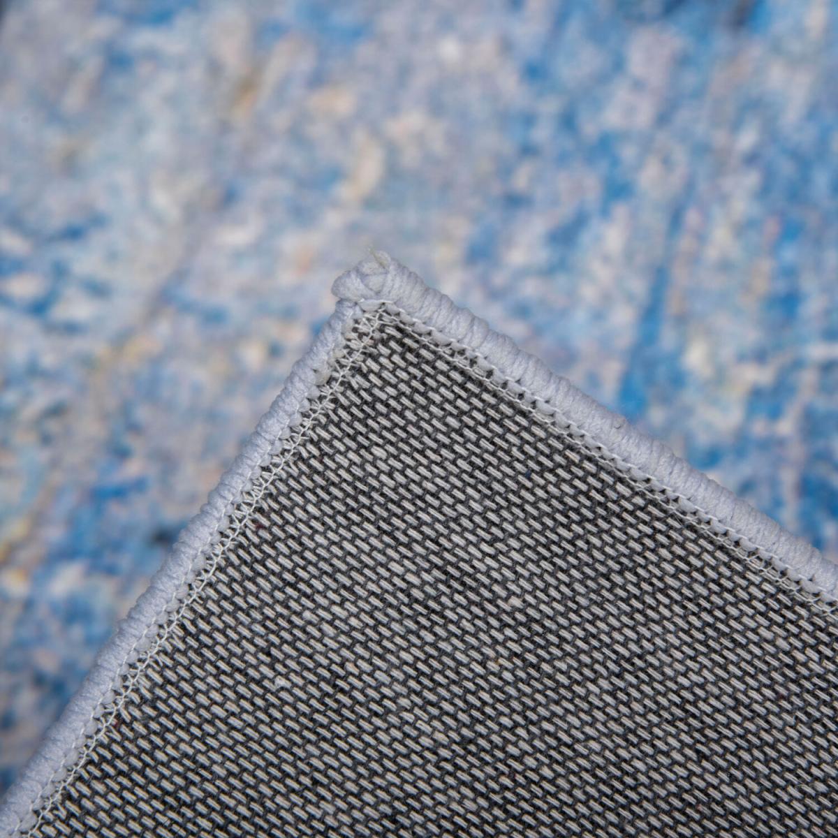 Modern Large Area Rug, Blue Render Carpet  - Blue – image 5