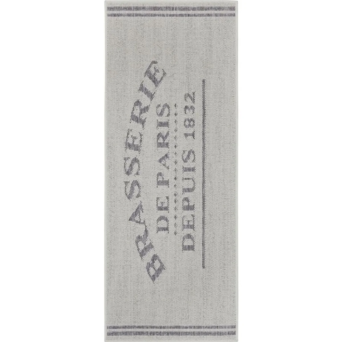 Hanse Home Brasserie De Paris Flatweave Polypropylene Kitchen Runner Rug Grey - Grey / 62.0cm – image 2