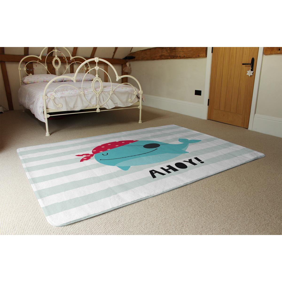Ahoy! Whale Rug - Blue / 110cm – image 3