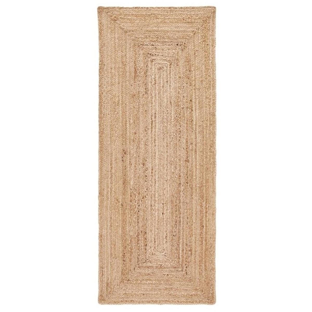 Hand Braided Jute Rectangle Rug – image 3