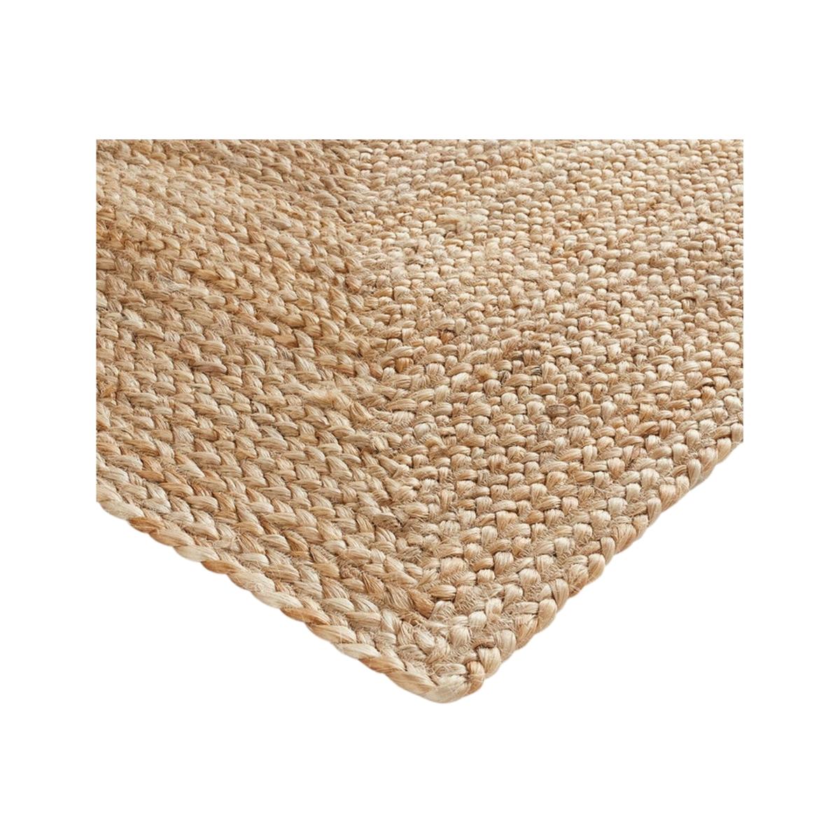 Hand Braided Jute Rectangle Rug – image 1