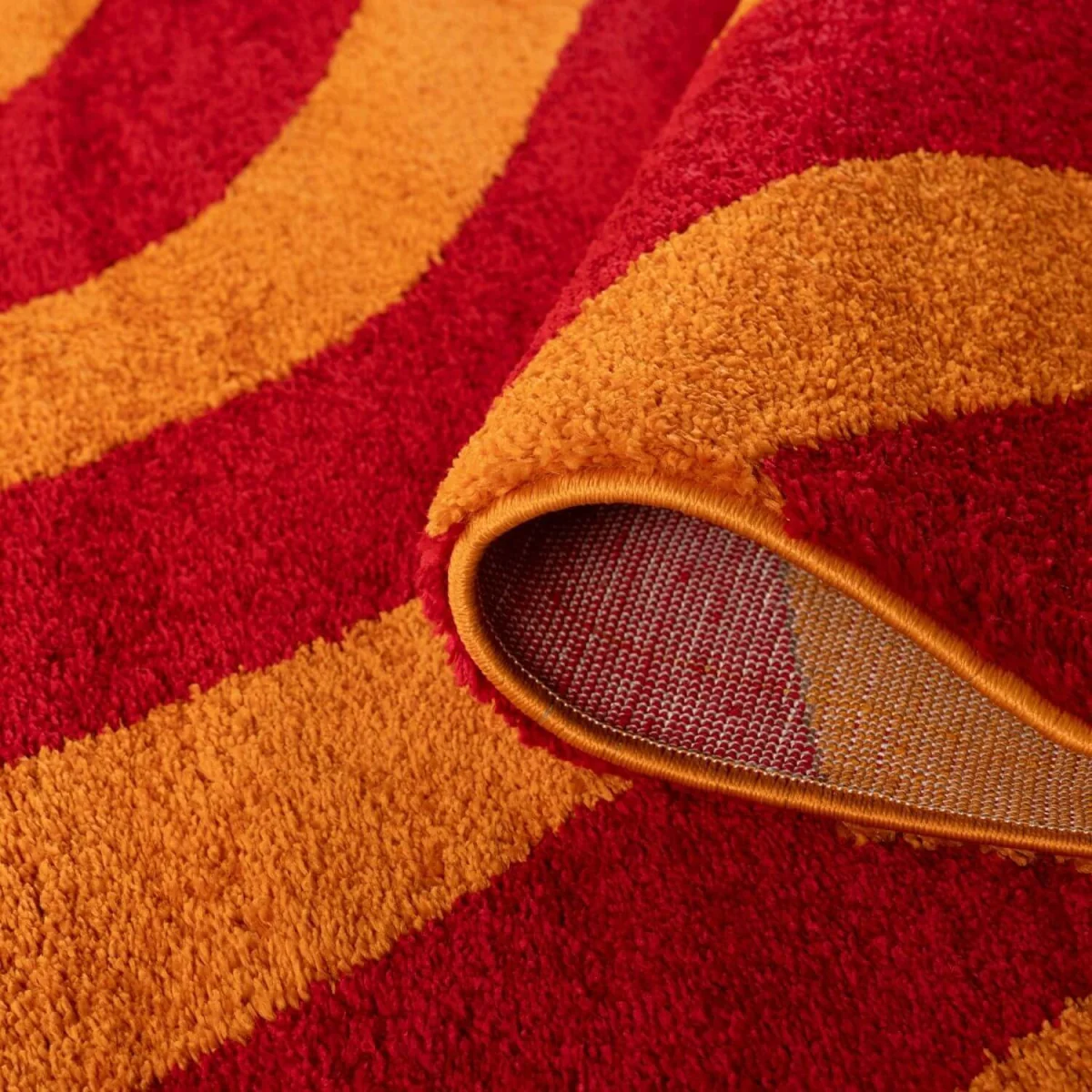 The Rugs Joli Wave Design Maximalist Rug - Red-Orange / 230cm – image 4