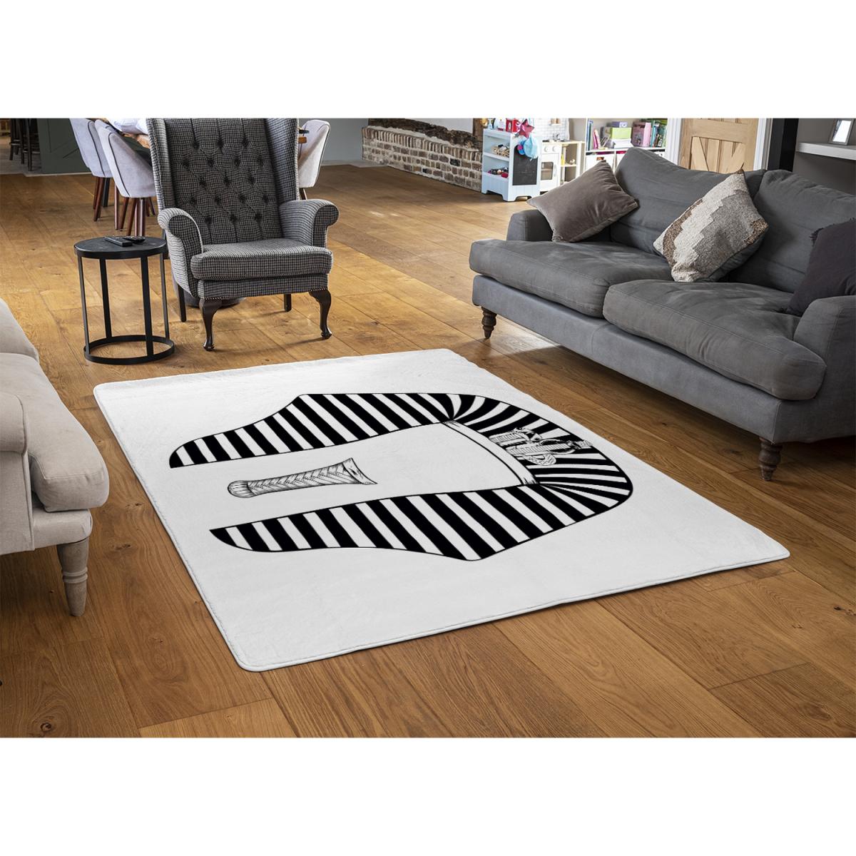 Tutankhamun Rug - Black / 230cm – image 3