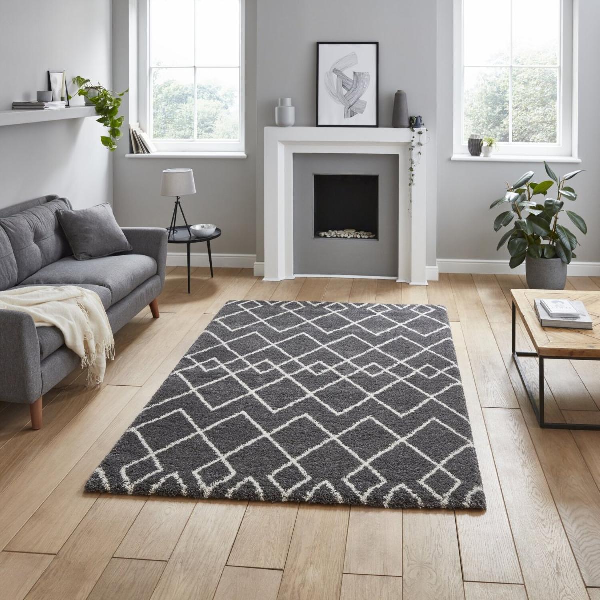 Royal Nomadic A638 GreyCream Rug - Grey/Cream / 220cm – image 1