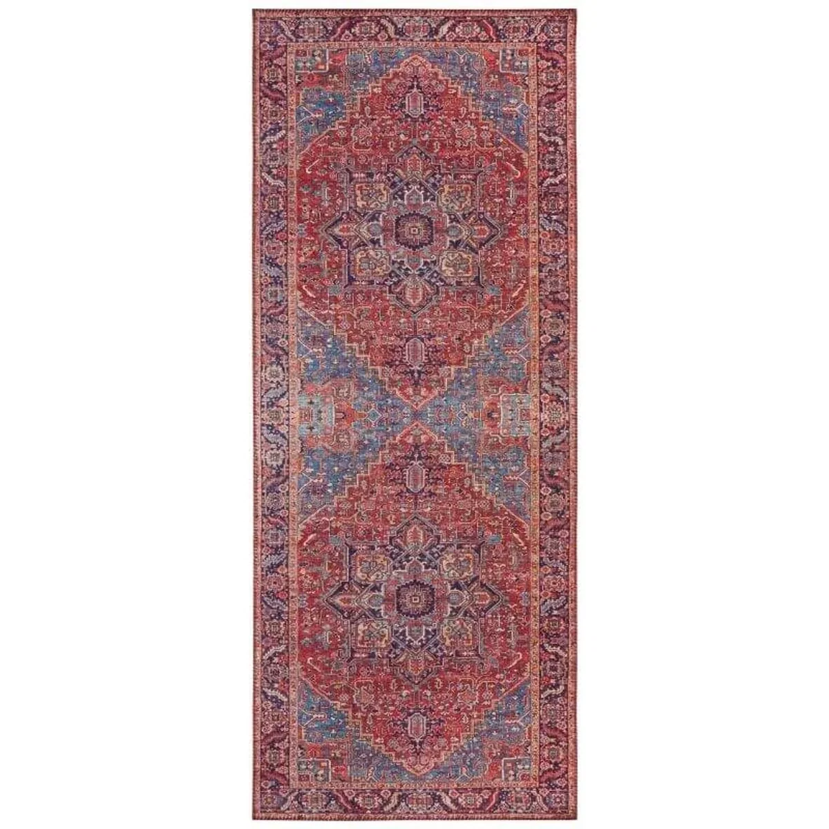 Hanse Home Oriental Amata Polyester Medallion Runner Rug Red - Red / 230.0cm – image 8