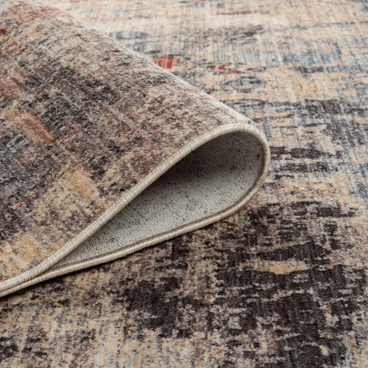 Underfoot Large Indoor Rug - Abstract Floral Border, 8mm Soft Polyester Pile - Abstract / 1600.0mm – image 3