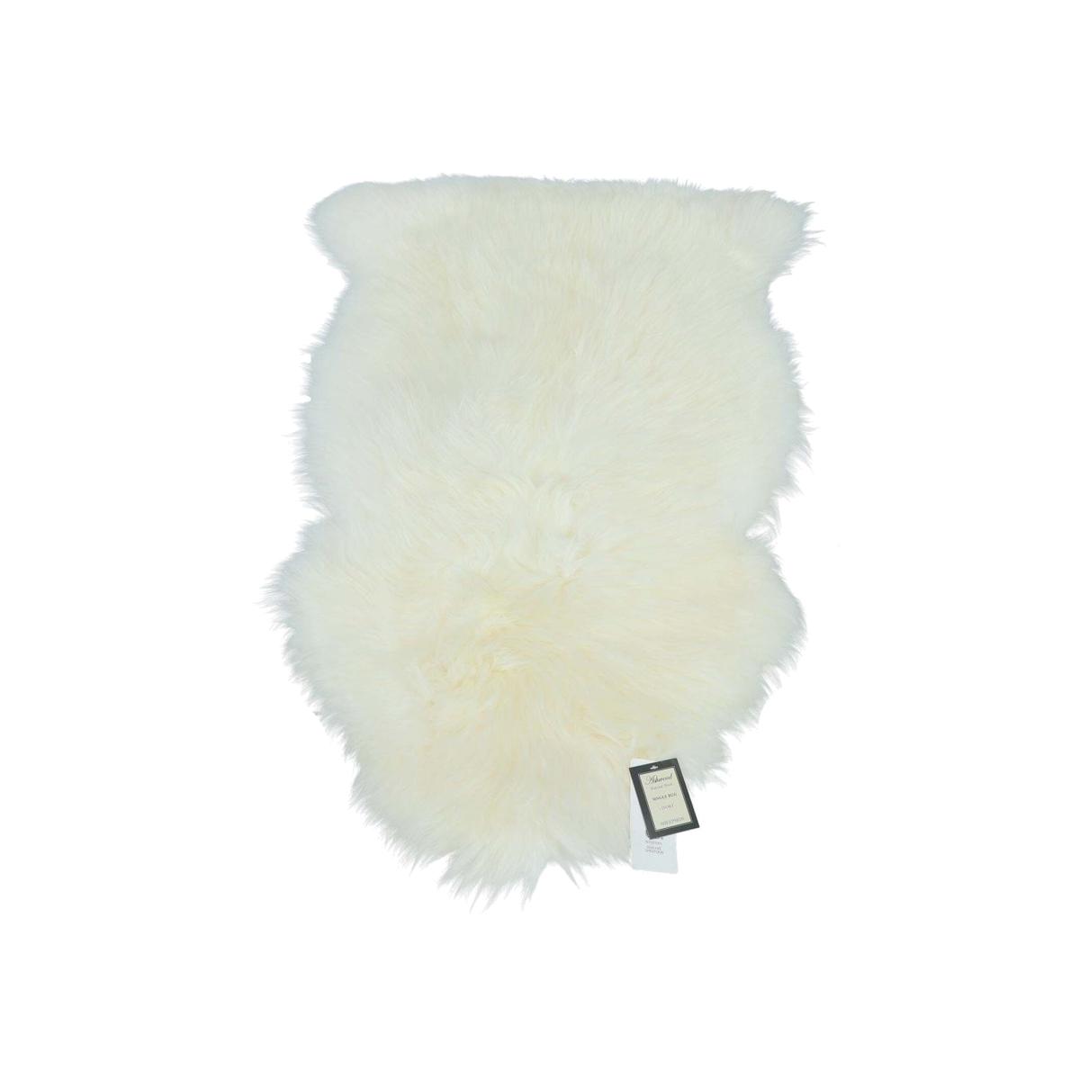 Single Australian Real Sheepskin Rug - Ivory