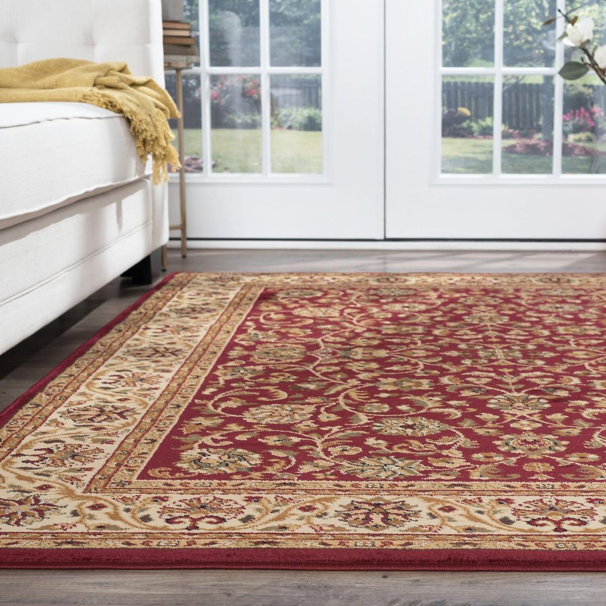 Senses 10 Vintage Turkish Area Rugs Traditional Carpet - 80x220cm - Red – image 8