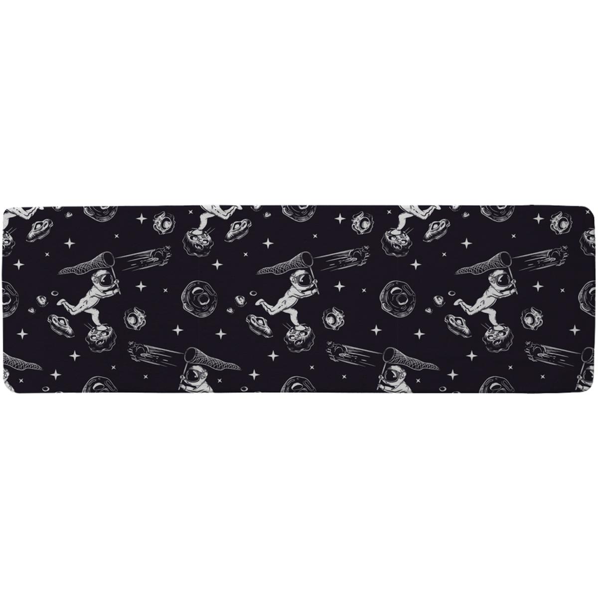 Astronaut Catches A Comet Runner Rug - Black – image 2