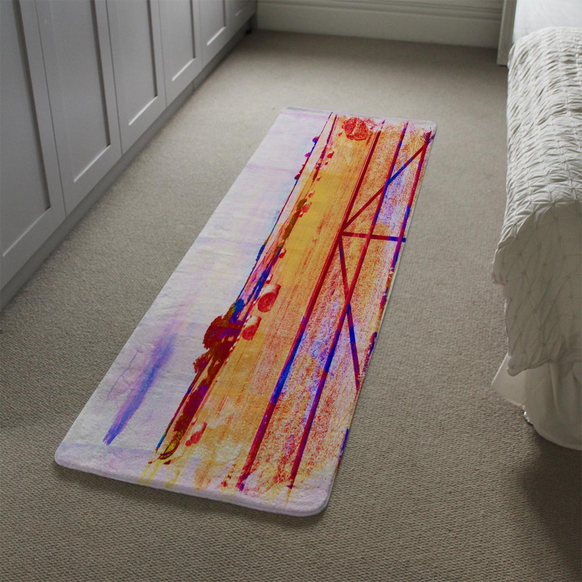 Hay Bale Vibe Runner Rug - Orange – image 1