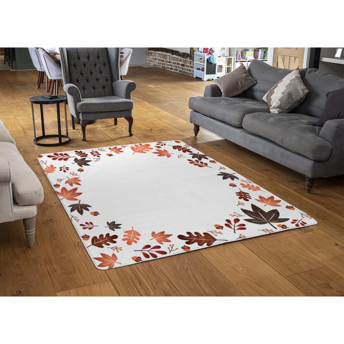 Decorative Autumn Rug - Orange / 230cm – image 2
