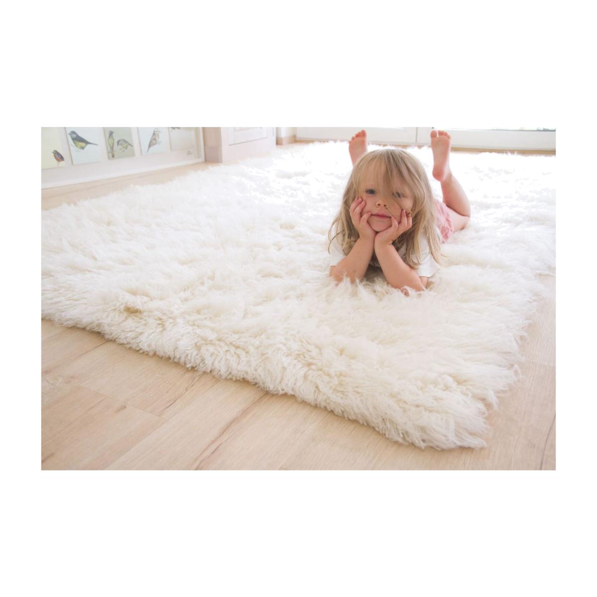 Flokati 2000 Rug - Wool-White / 200cm – image 1