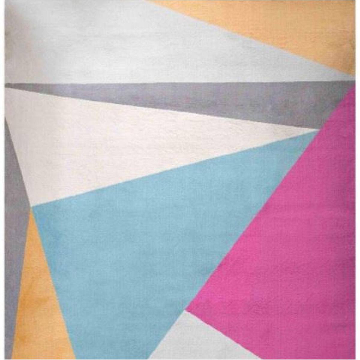 Multicoloured Geometric Living Room Rugs - Lottie - Multi / 3kg / 150cm – image 4
