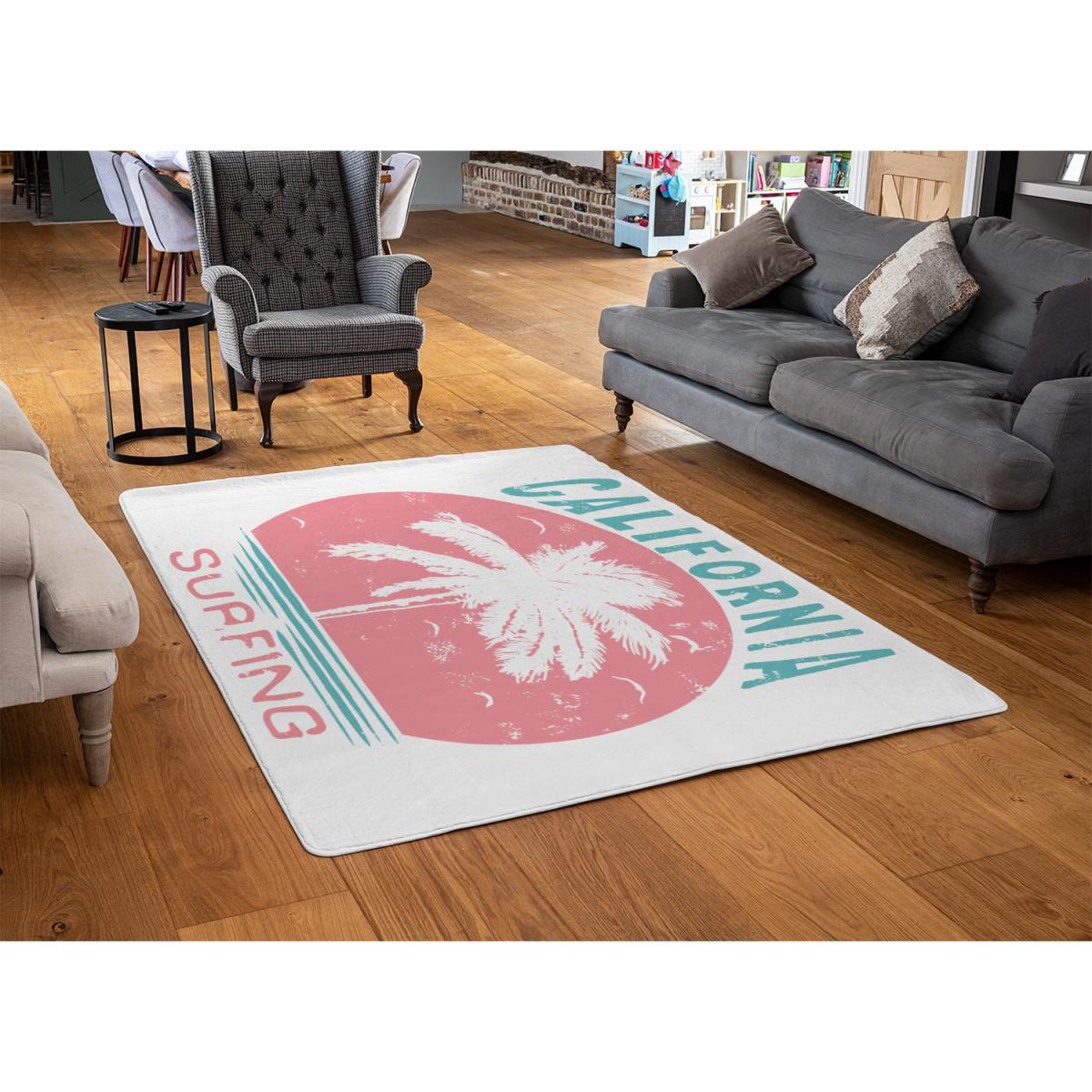 California Surfing Designer Rug - Pink / 150cm – image 2