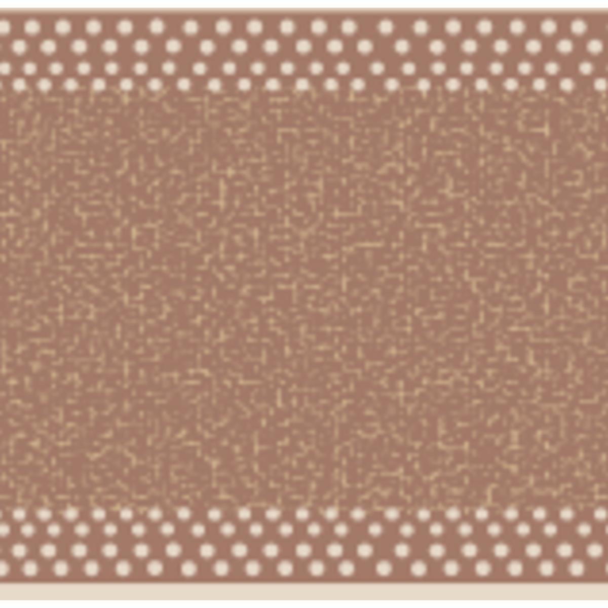 Beige Polka Dot Spotty Bordered Non Slip Washable Kitchen Utility Mat - Beige / 200cm – image 2