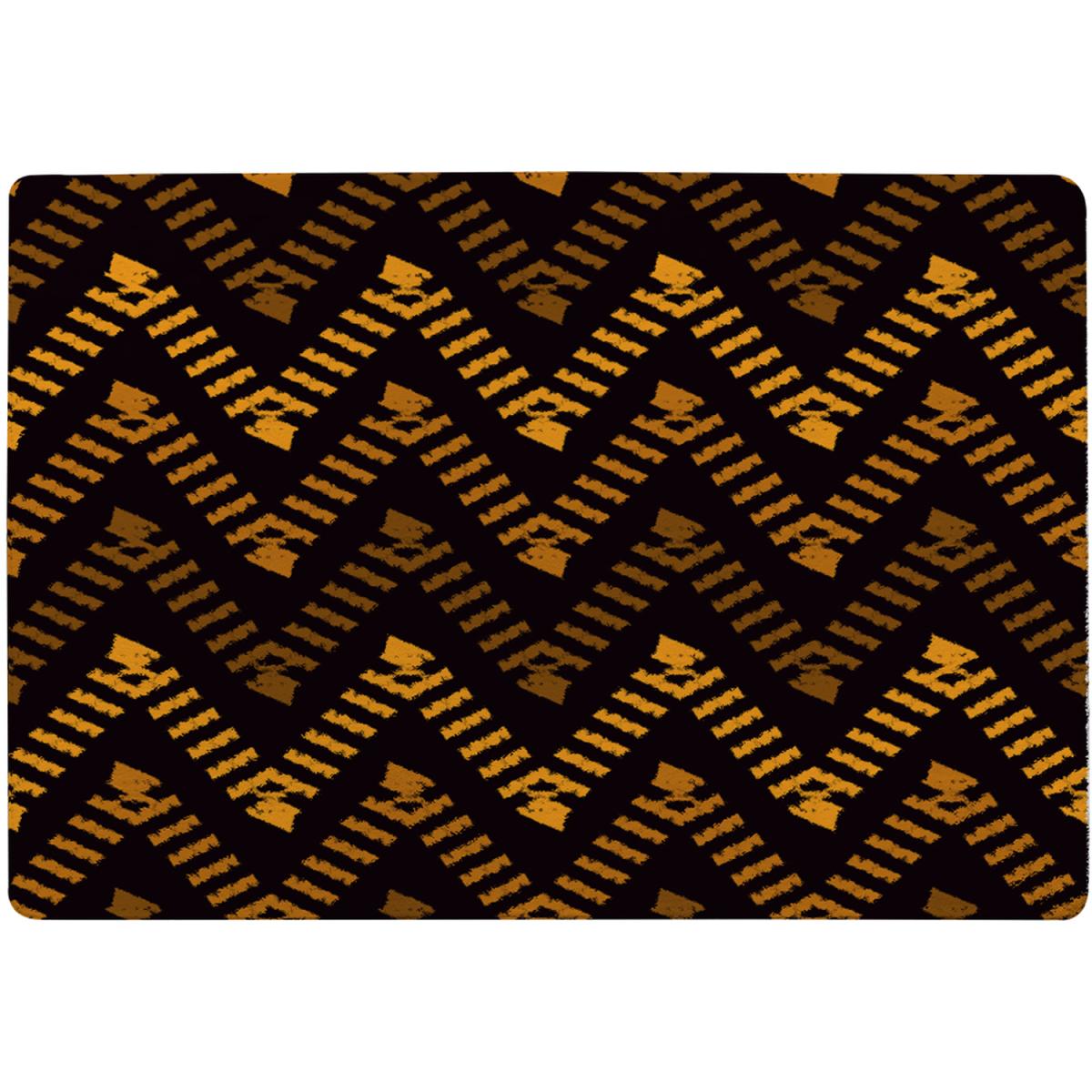 Freehand Horizontal Zigzag Chevron Stripes Boho Chic Rug - Brown / 230cm – image 2