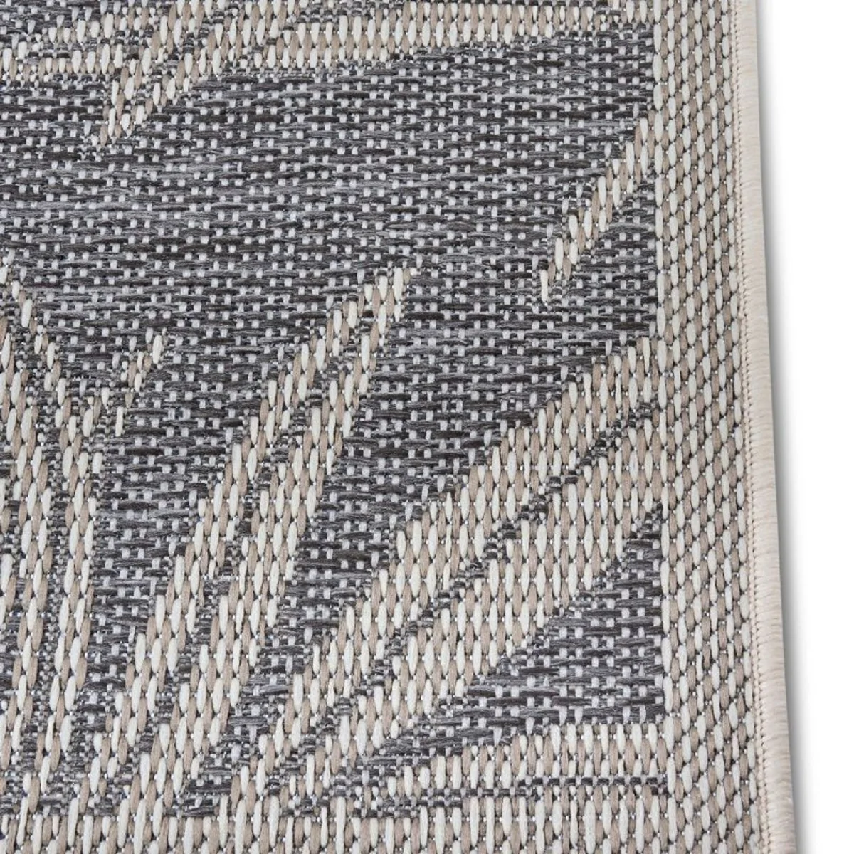 Tribal Floral Indoor & Outdoor Rug Grey - Grey / 170.0cm – image 4