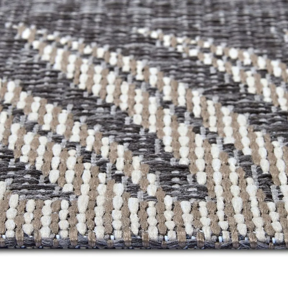 Tribal Floral Indoor & Outdoor Rug Grey - Grey / 170.0cm – image 1