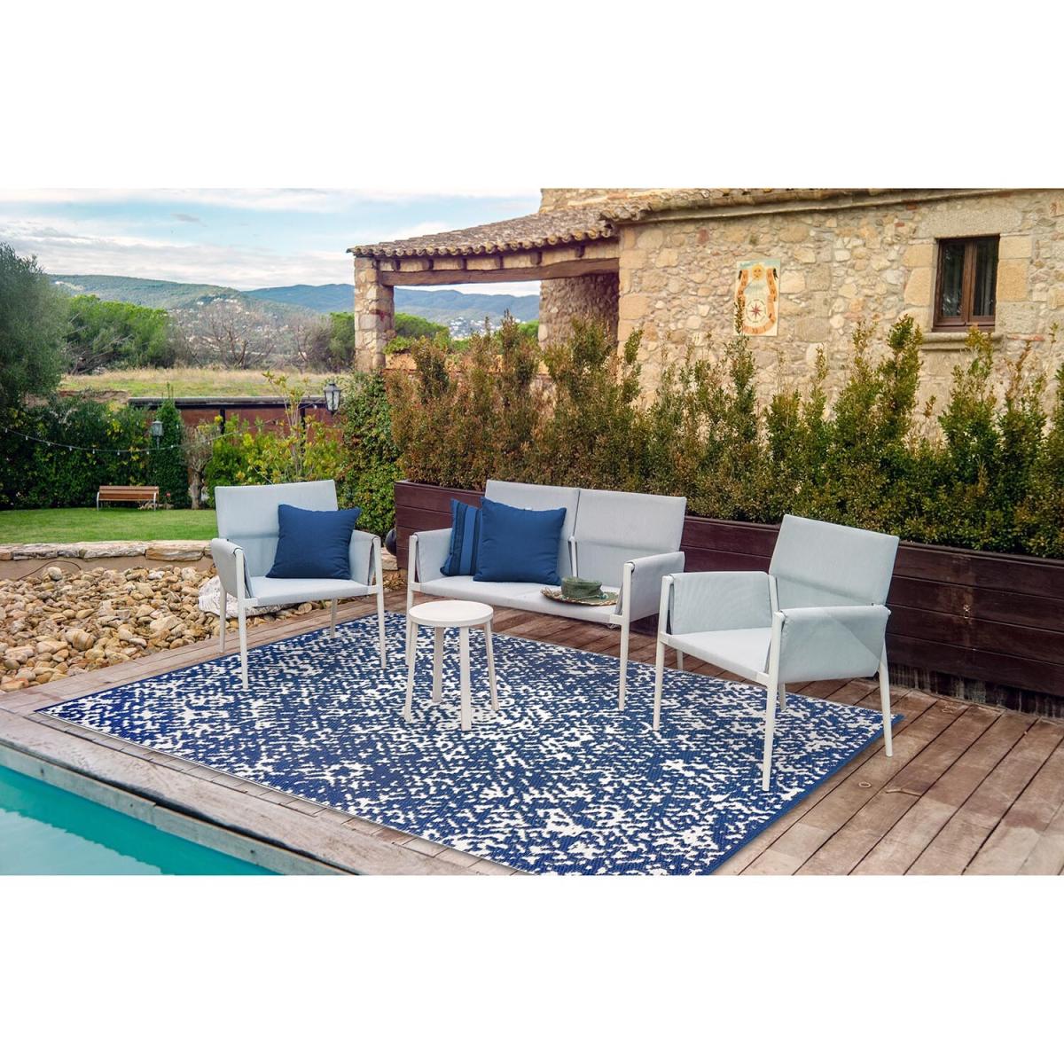 Athena Outdoor Rug - Blue – image 3