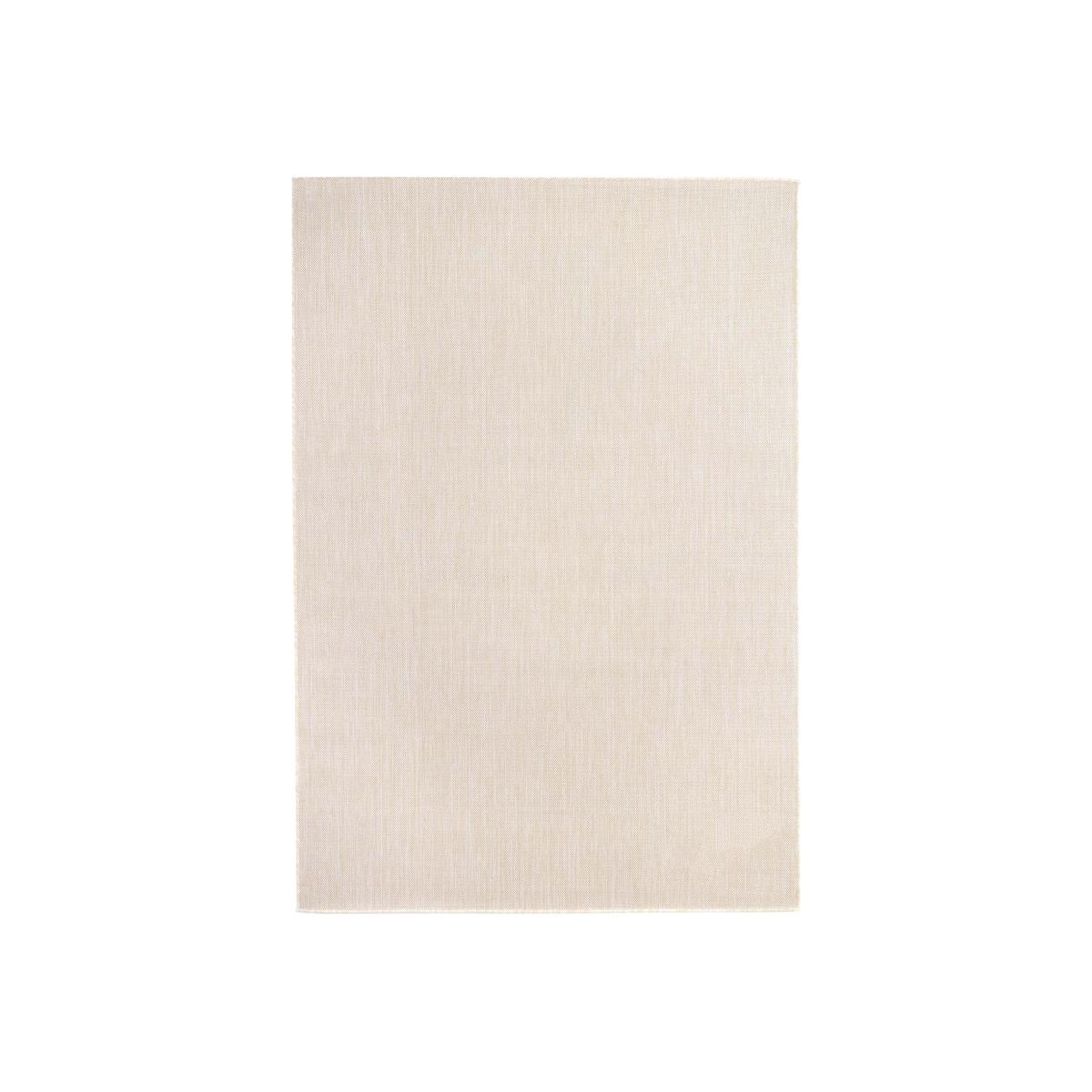 Ecology Collection Outdoor Rugs in Cream 500c - Grey / 140cm