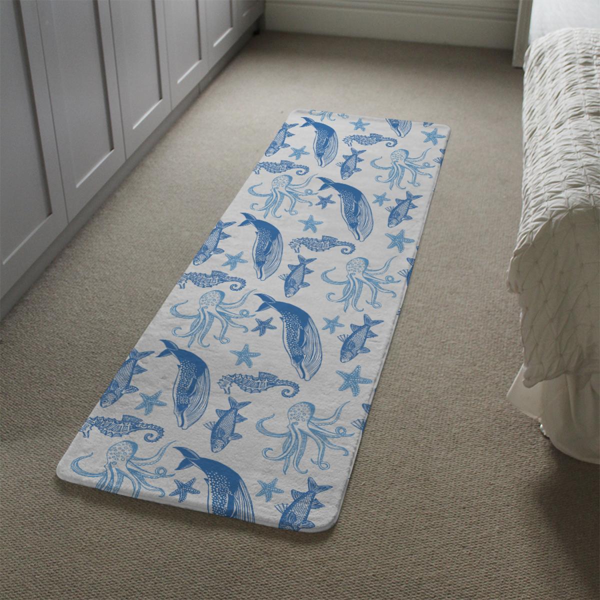 Sealife Runner Rug - Blue – image 1