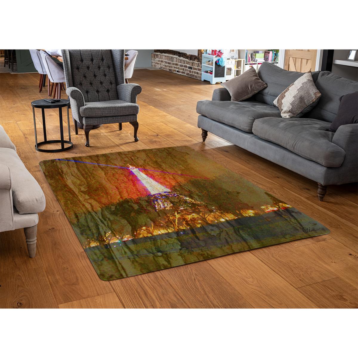 Tower Lights Rug - Brown / 230cm – image 3
