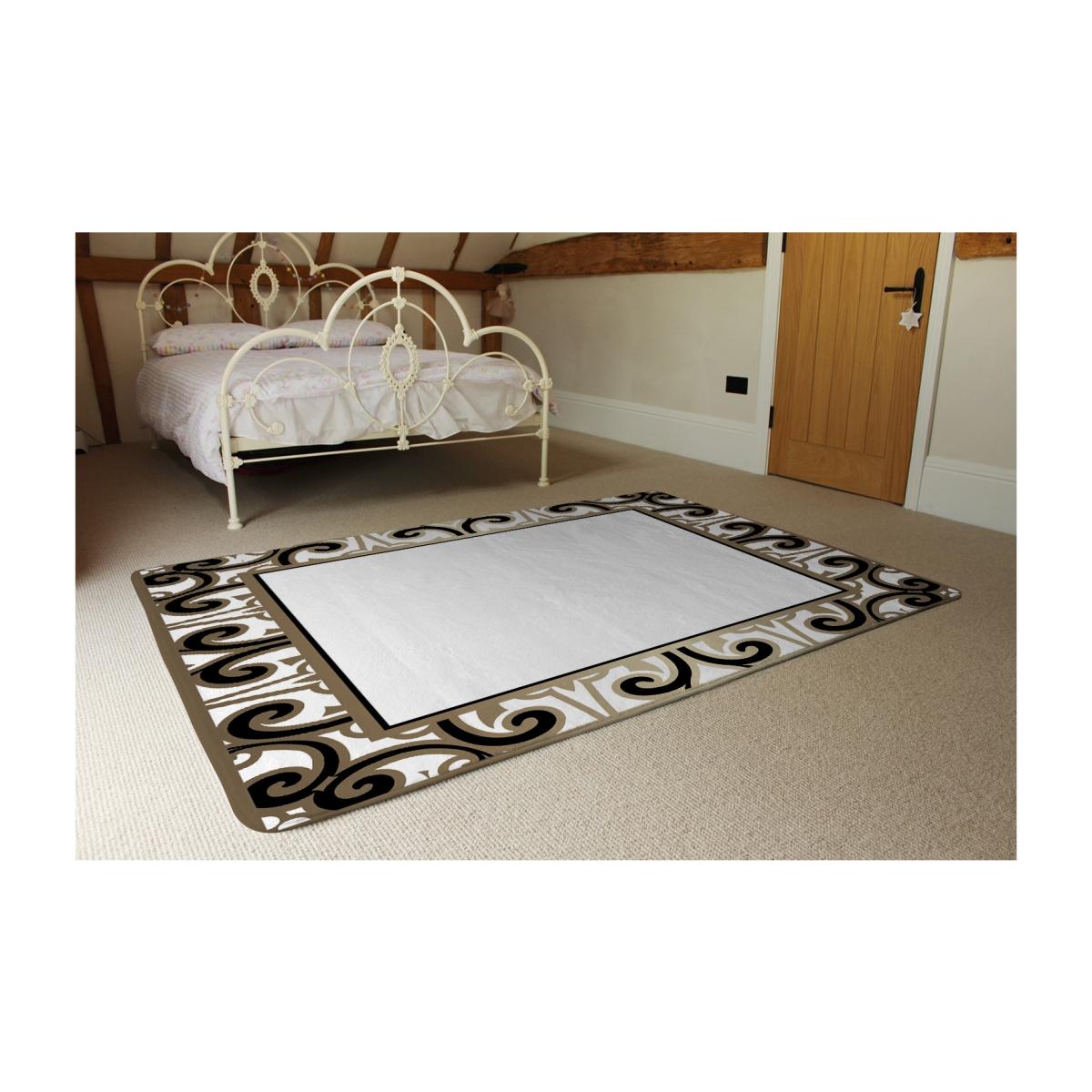 Egyptian Frame Rug - Black / 230cm – image 1