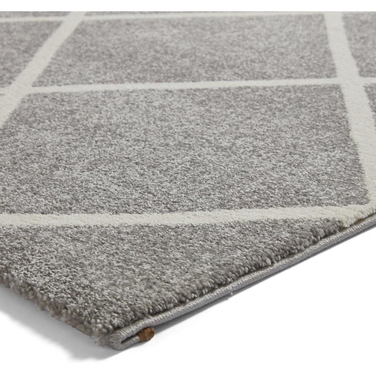 Brooklyn BRK35 GreyCream Rug - Grey/Cream / 170cm – image 7