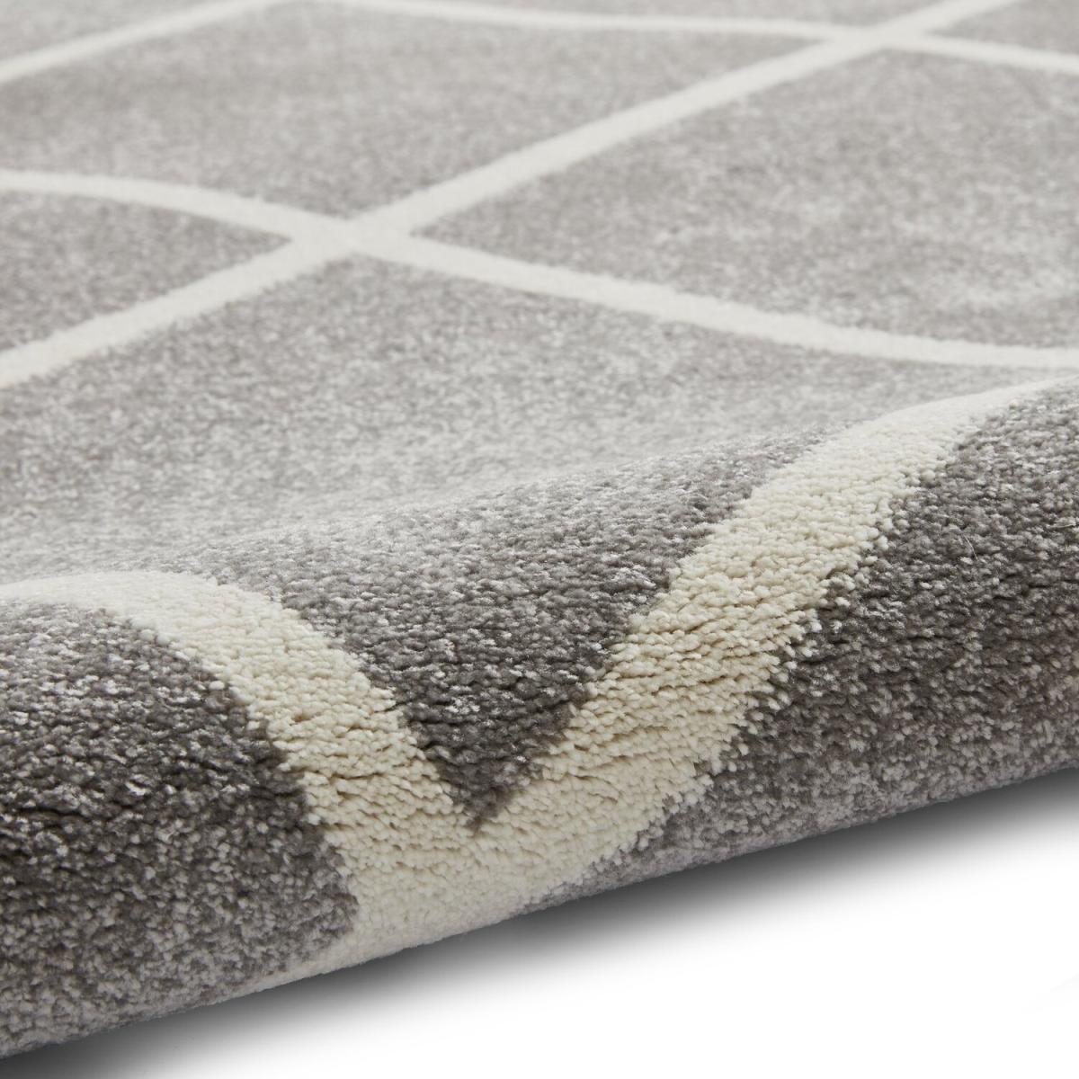 Brooklyn BRK35 GreyCream Rug - Grey/Cream / 170cm – image 9