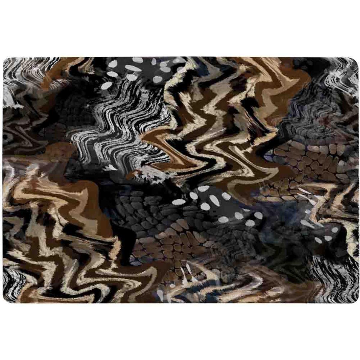 African Print Rug - Brown / 230cm – image 2