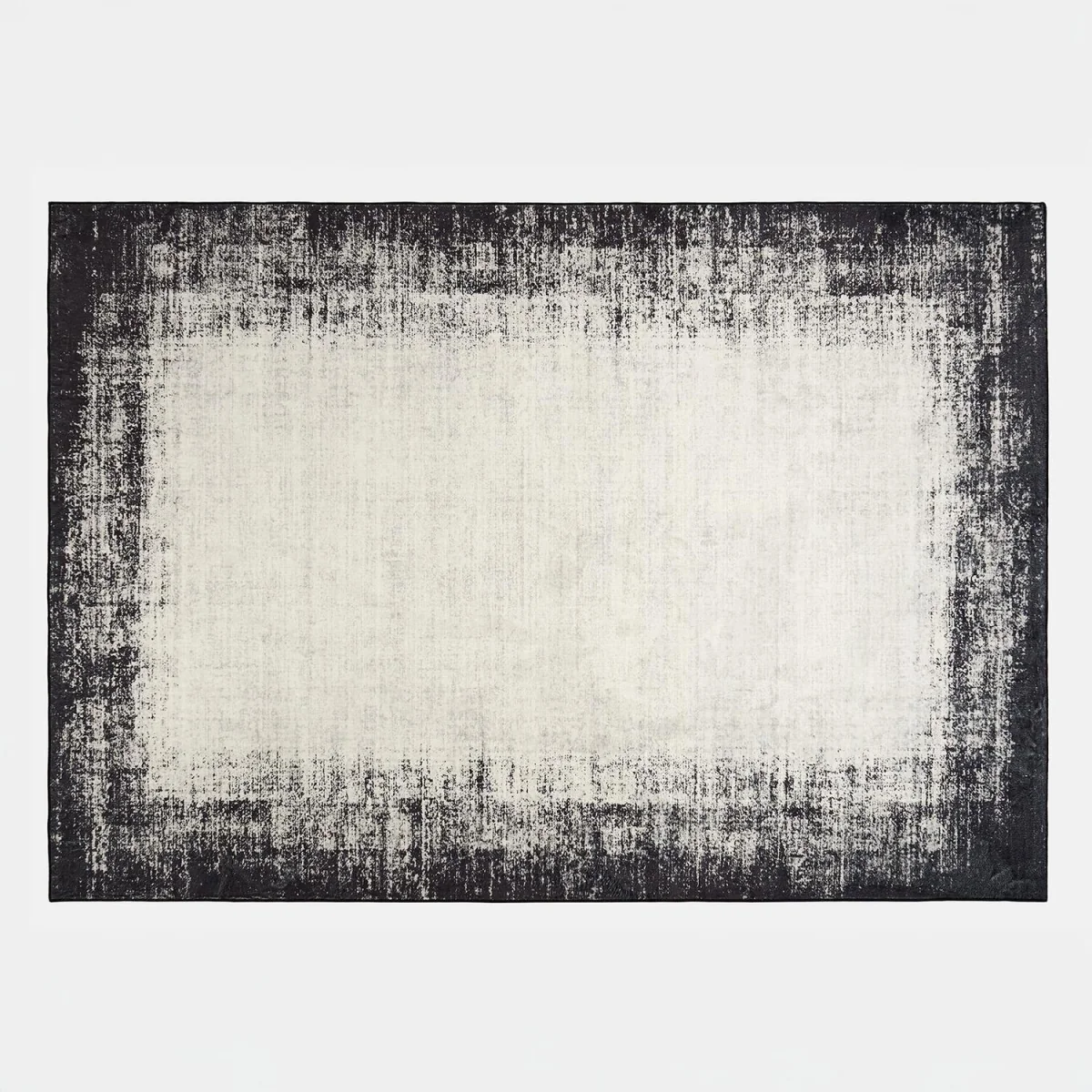 OHS Printed Washable Check Rug - Monochrome / 160X230 – image 3