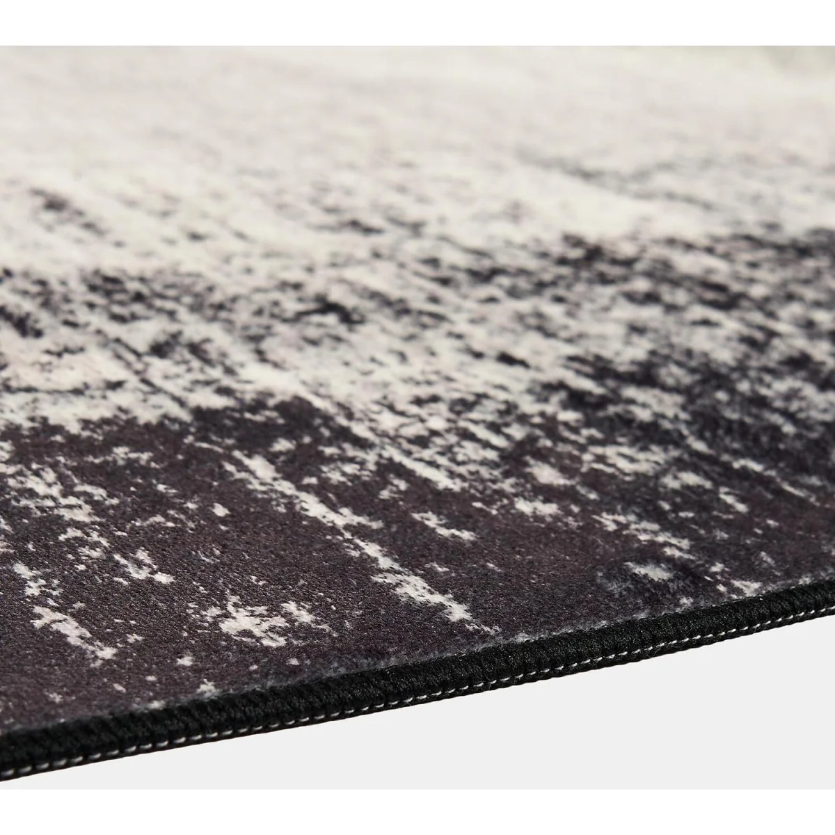 OHS Printed Washable Check Rug - Monochrome / 160X230 – image 4