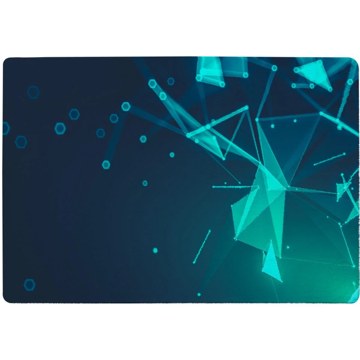 Polygonal Space Rug - Blue / 230cm – image 2