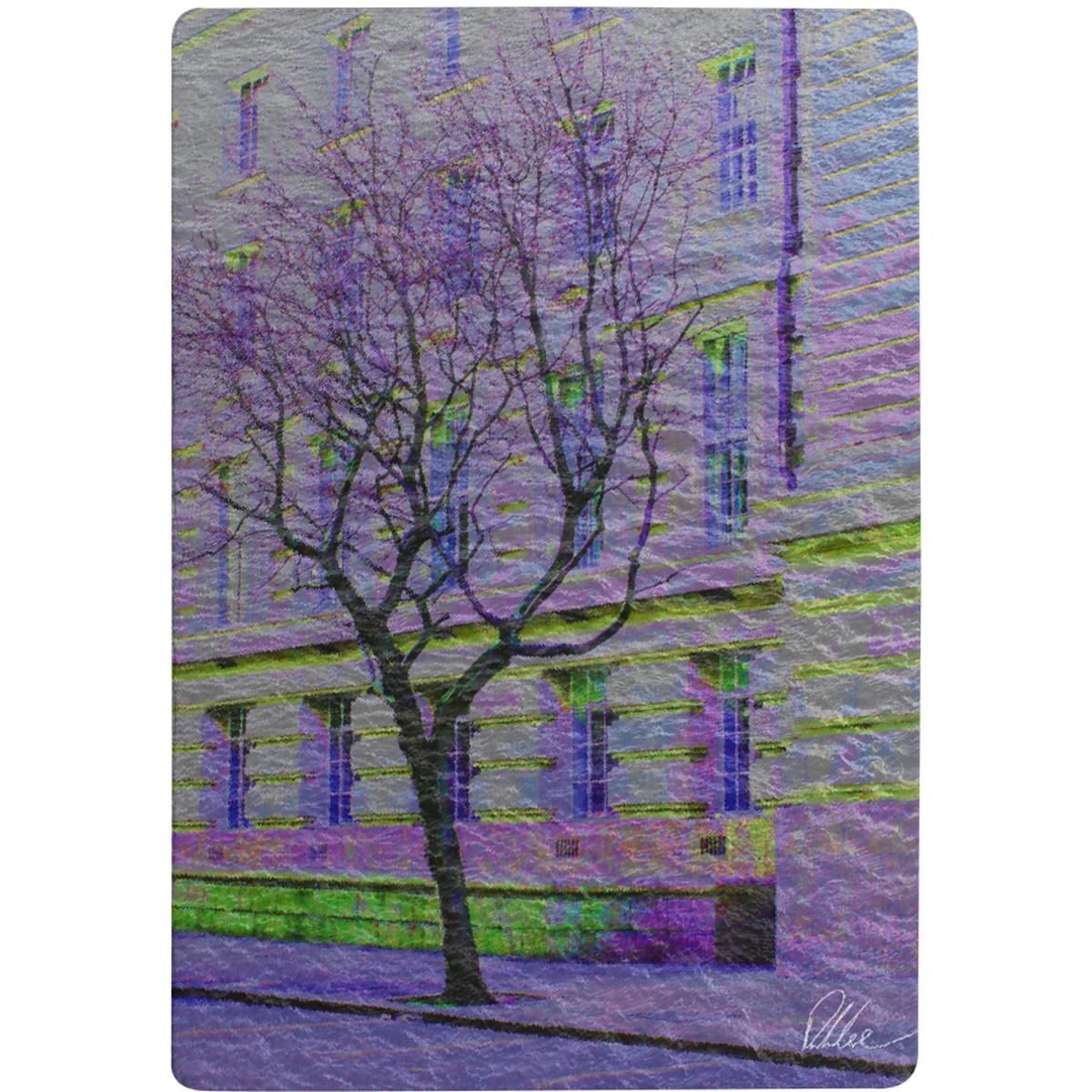 Lonely Tree Rug - Purple / 230cm – image 2