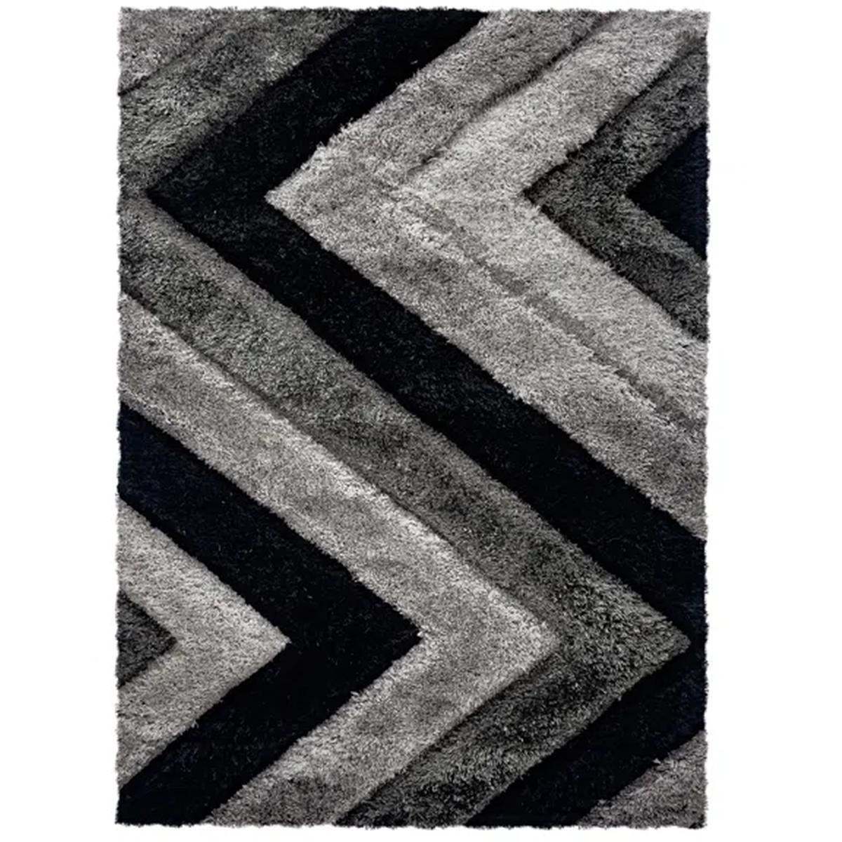 Chevron Grey Rug - Grey / 120x170 – image 2