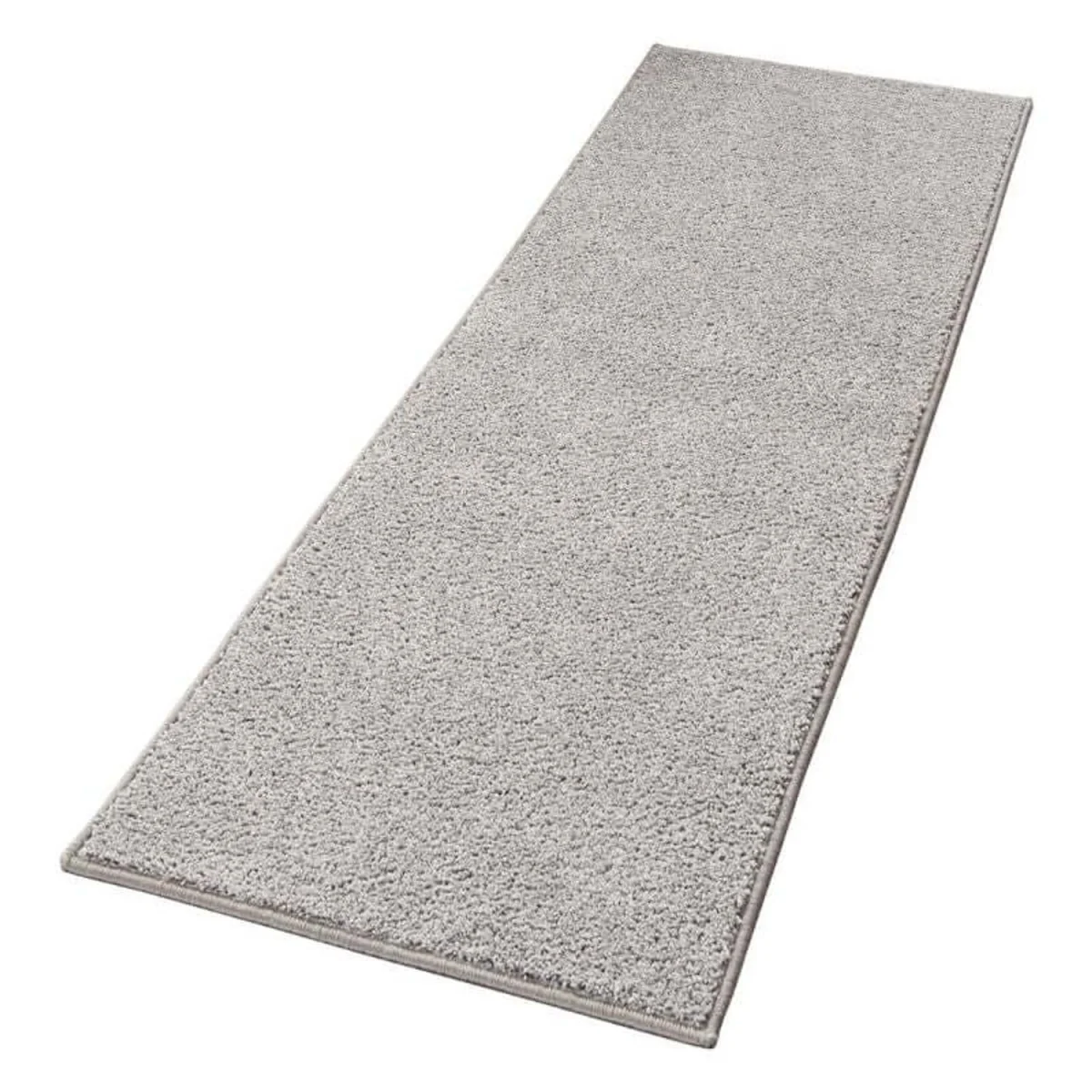 Velour Plain Rug Brown - White / 400.0cm / 80.0cm – image 6