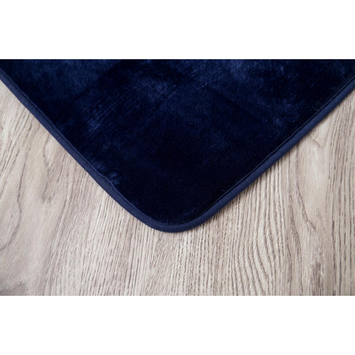 Cosy Flannel Rug - Navy – image 2