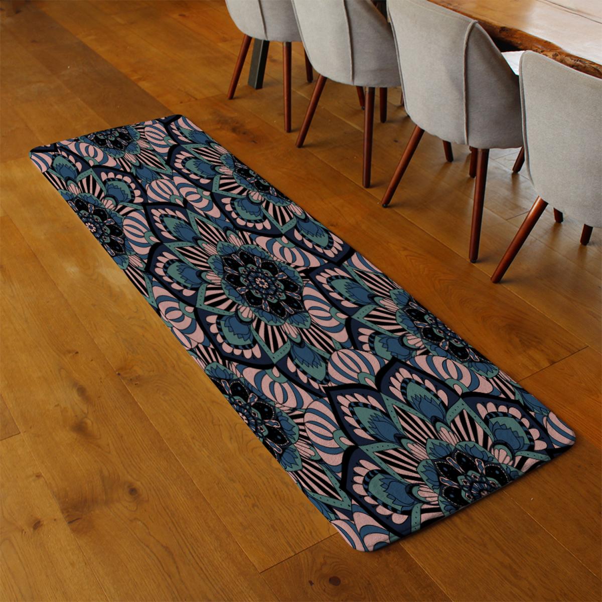 Mandalas Pattern Runner Rug - Pink – image 3