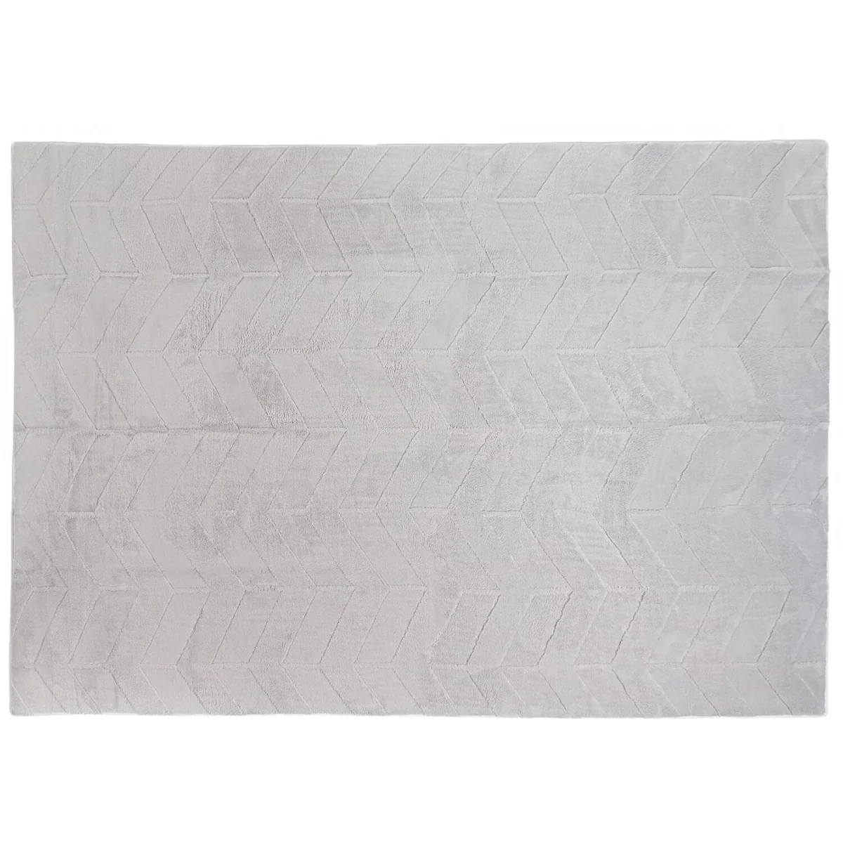 OHS Chevron Carved Rug - Grey / 160X230 – image 4