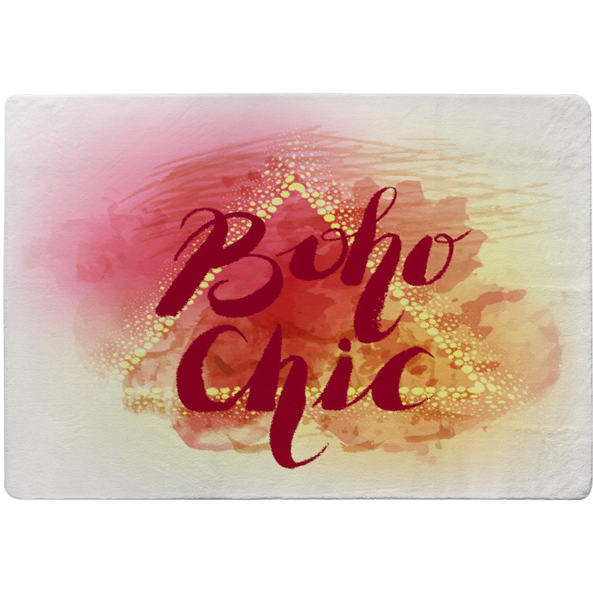 Boho Chic Lettering Rug - Red / 230cm – image 2