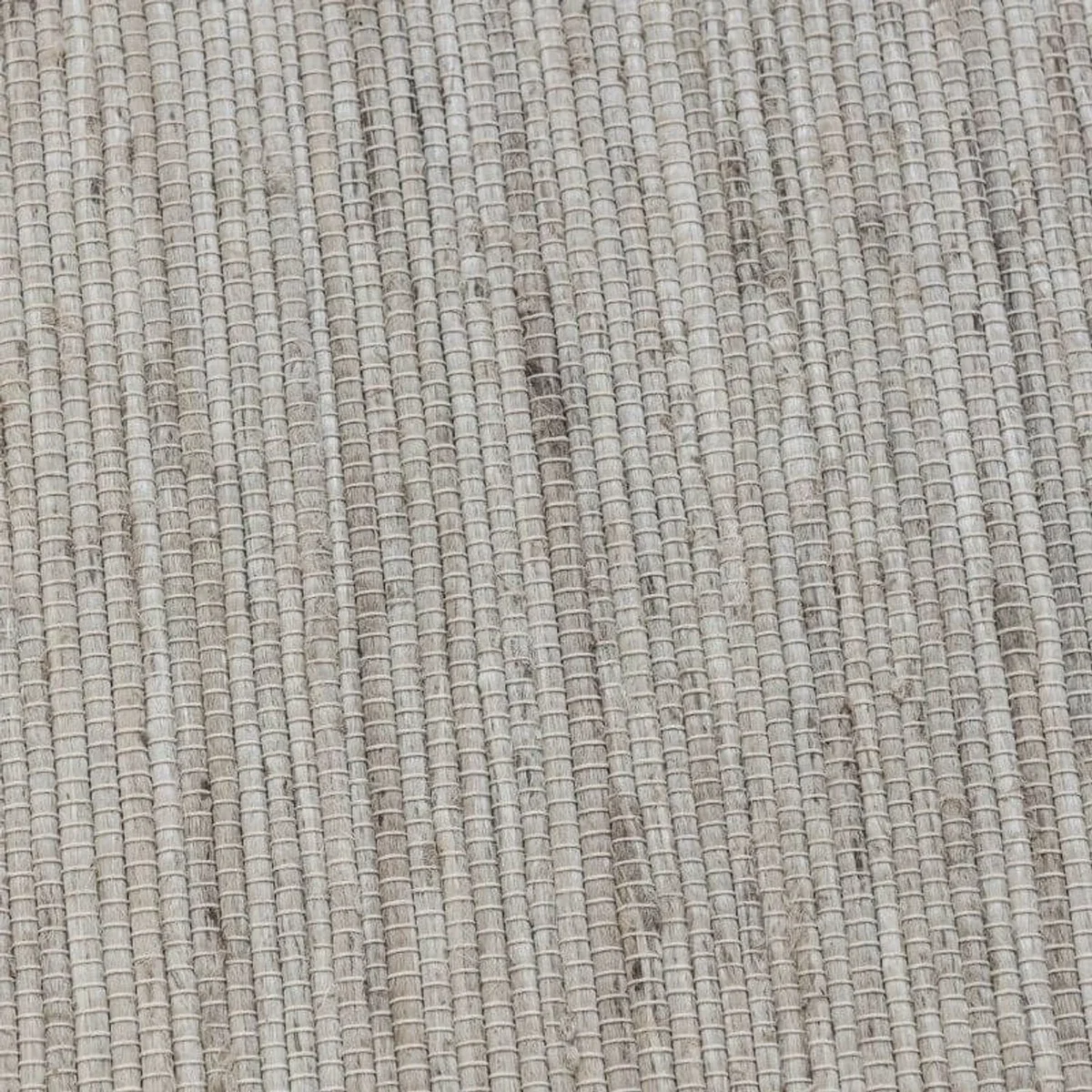 Handloom Jute Dhaka Cotton Plain Rug - White / 190 x 280cm - White / 150.0cm – image 2