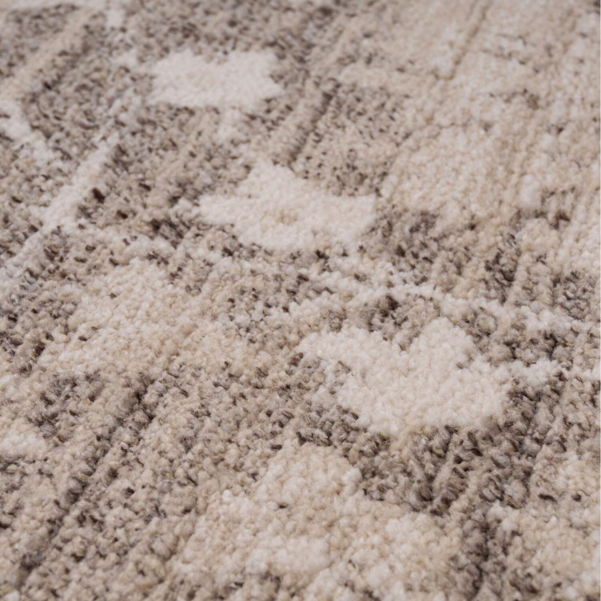 Natural Beige Floral Medallion Living Area Rug - Beige / 290cm – image 5