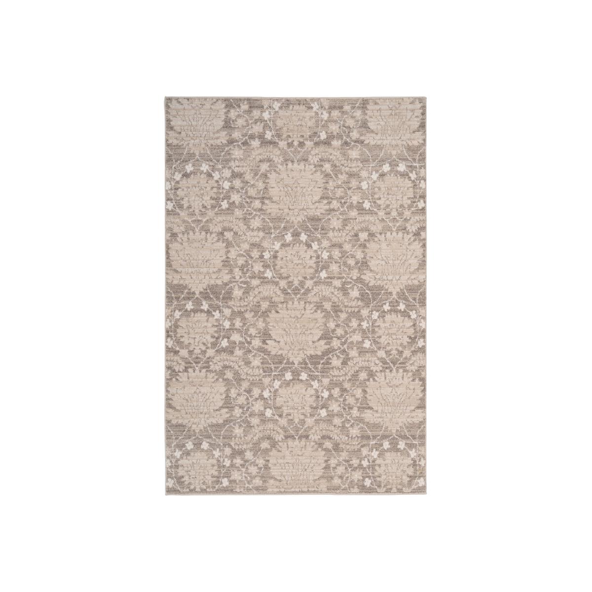 Natural Beige Floral Medallion Living Area Rug - Beige / 290cm – image 1