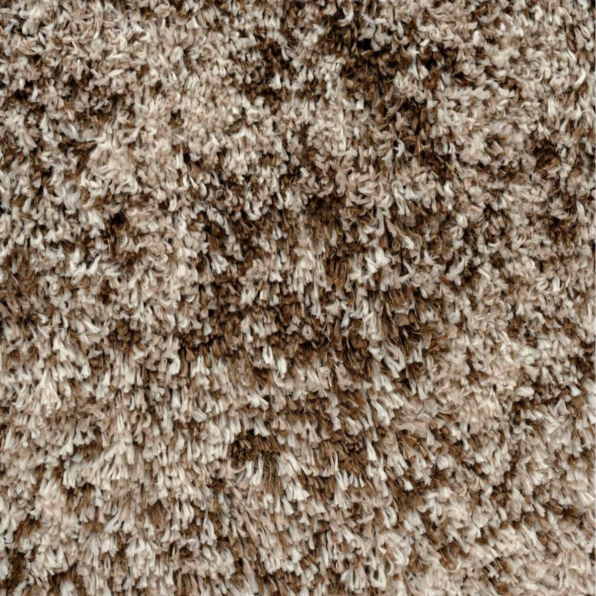 Cream Beige Latte Mottled Shaggy Area Rug - Latte / 150 x 80cm – image 4